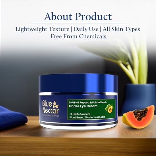 Gentle Under Eye Cream with Papaya & Potato for Hydration - All Skin Types