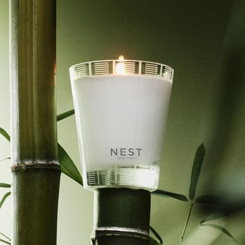 Scented Candle Duo - Bamboo & White Florals, Luxury Home Fragrance