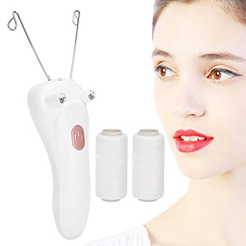 Electric Threading Hair Removal Epilator for Women - USB Body & Face Hair Removal Machine with Cotton Threads