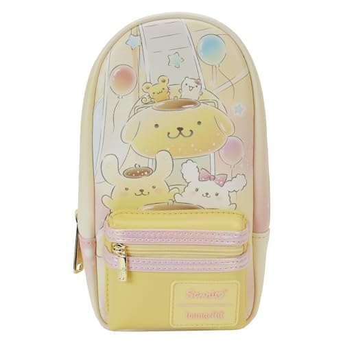 Loungefly Sanrio Pompompurin Carnival Pencil Case - Vegan Leather, Compact Organizer