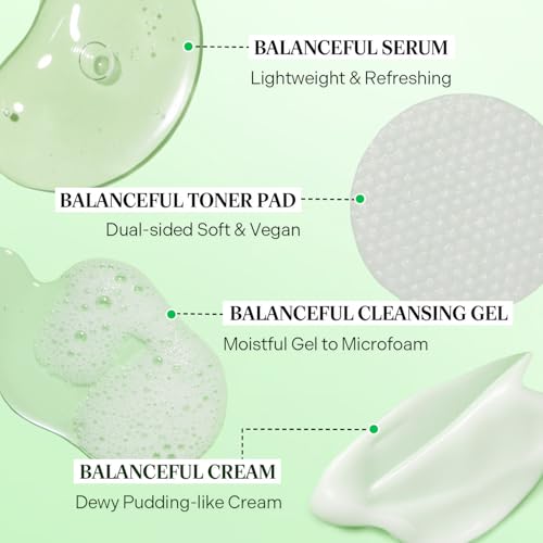Travel Skincare Set - Cica, Serum, Cleanser & Moisturizer, 4-Piece Kit