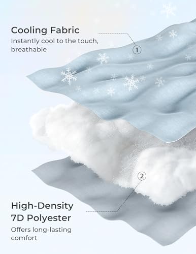 Momcozy Cooling Pregnancy Pillow U Shape Full Body Maternity Pillow - Grey