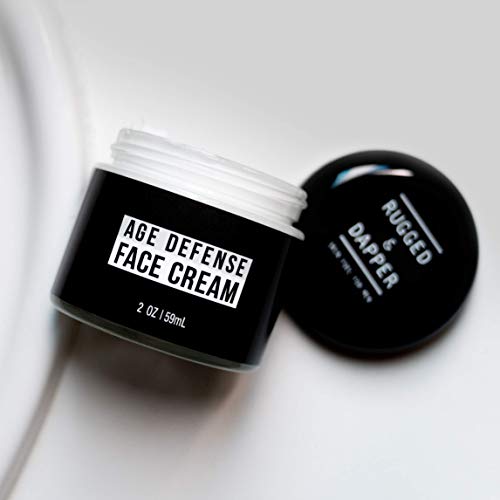 RUGGED & DAPPER Men's Face Cream and Organic Lip Balm Hydration Bundle