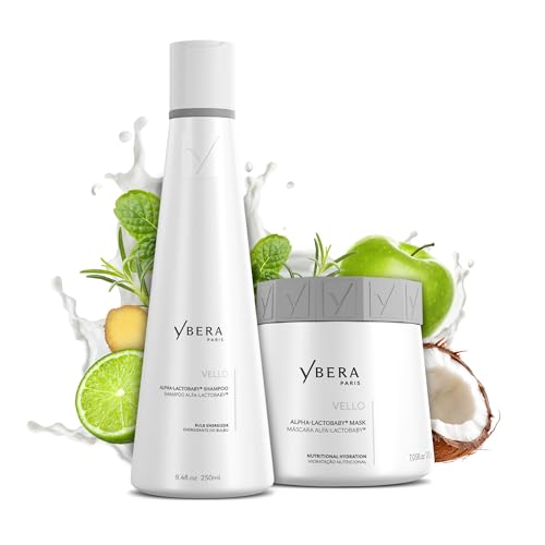 Ybera Paris Alfa-Lactobaby Hair Care Set - Shampoo & Hair Mask for Gentle Cleansing