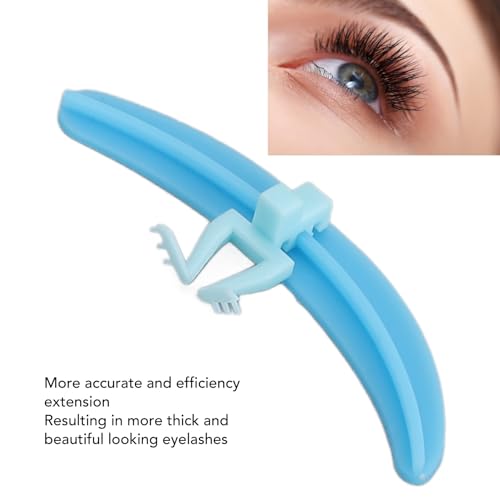 Sanpyl Eyelash Separator, Silicone Lash Extension Tool for Beginners Professional, Washable Reusable, Efficient Isolation Helper with 3 Colors (Blue)