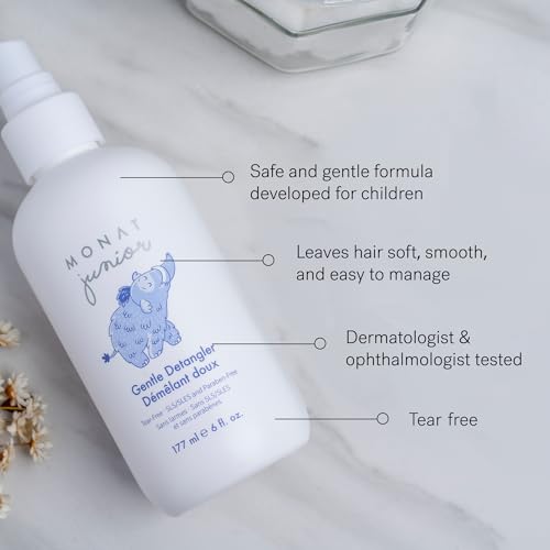 Kids Detangler Spray - Gentle, Tear-Free Hair Conditioner & Tangle Remover
