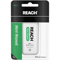 Reach Waxed Dental Floss Mint 200 Yards - Pack of 5 for Strong, Comfortable Cleaning