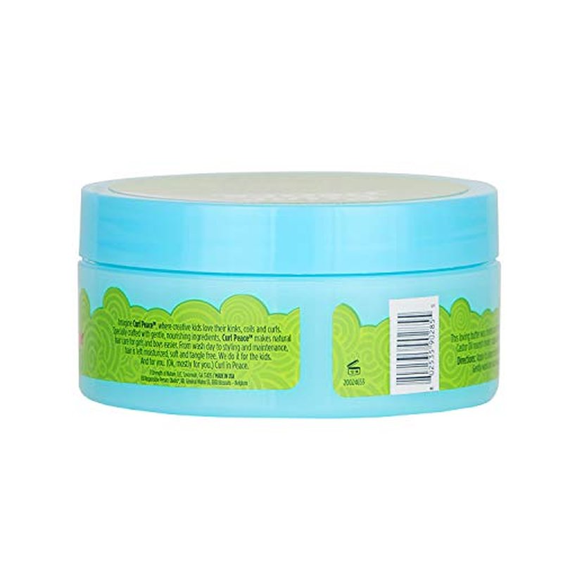 Just For Me Curl Peace Nourishing Hair & Scalp Butter (3 Pack) - Hydrates & Soothes, Contains Grapeseed Oil, Shea Butter, Castor Oil, Prevents Breakage, Increases Softness, No Animal Testing, 4 oz