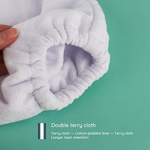 Paraffin Heated SPA Mittens & Foot Liners - Large Size, Elastic Fit, Hot Wax Compatible