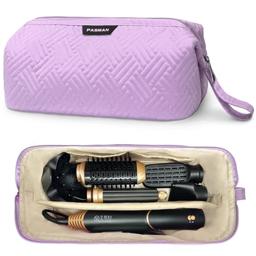 Shark Flex Style Case,Hair Tools Travel Organizer, Holds FlexFusion Attachments, Blow Dryer, Curling Iron, Styling Tools (Purple)