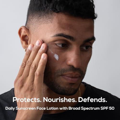 Facial Moisturizer with SPF 50 - Daily Sunscreen Lotion, 3.4 oz – Variation of THIS listing
