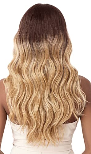 Outre Synthetic Lace Front Wig Stevie - Long Wavy Style, Heat Safe