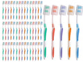 Bulk Individually Wrapped Toothbrushes with Covers - 50 Pack, Soft Bristles, Travel & Hotel Use