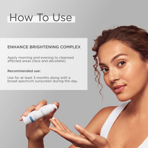 Glytone Enhance Brightening Complex - With 12% Azelaic Acid, 3% Glycolic Acid - Brightens Skin & Reduces Dark Spots - Non-Comedogenic - 1 fl. oz.