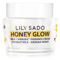 HONEY GLOW Radiance Cream - Manuka Honey Face Moisturizer with Coconut & Apricot, Anti-Aging 2 oz