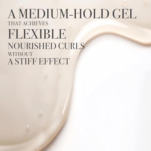 Curl Defining Hair Gel with Flexible Hold and Nourishing Ingredients 7 Fl Oz