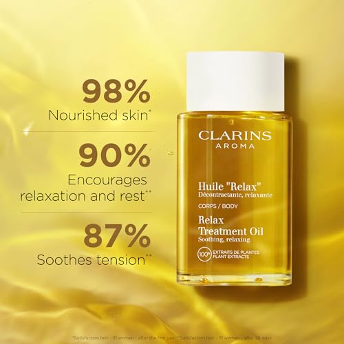 Relax Body Treatment Oil - Moisturizing Aromatherapy Massage Oil 3.4 Fl Oz