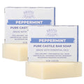 Adams Handmade Soap Citrus Medley Castile Bar Soap ? 4.5 oz | Vegan, Cold Processed, Plant-Based Oils, Small Batch