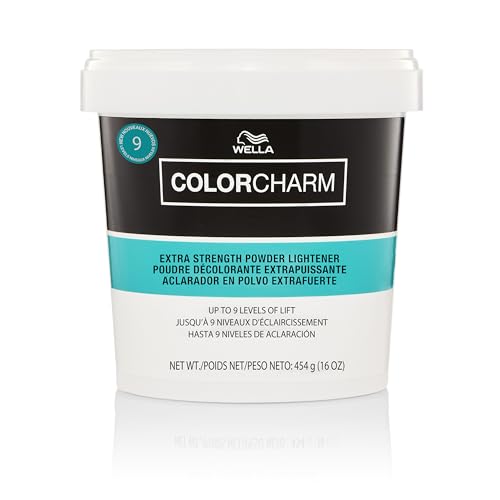 COLORCHARM Extra Strength Powder Lightener 16oz - Up to 9 Levels of Lift