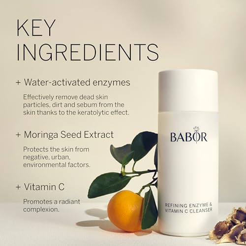 BABOR Refining Enzyme & Vitamin C Cleanser Full & Travel Size Bundle
