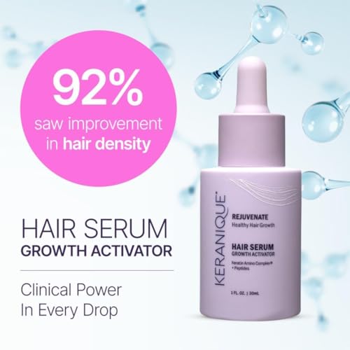 Keranique Hair Growth Serum for Women 1 Fl Oz - Thinning Hair & Density Booster