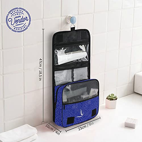 Bad Bananas Zeta Phi Beta Travel Toiletry Organizer Bag Hanging Octagons