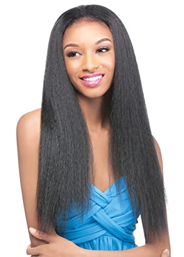 Outre Annie 2 Dark Brown Synthetic Half Wig Yaky Straight Long Style