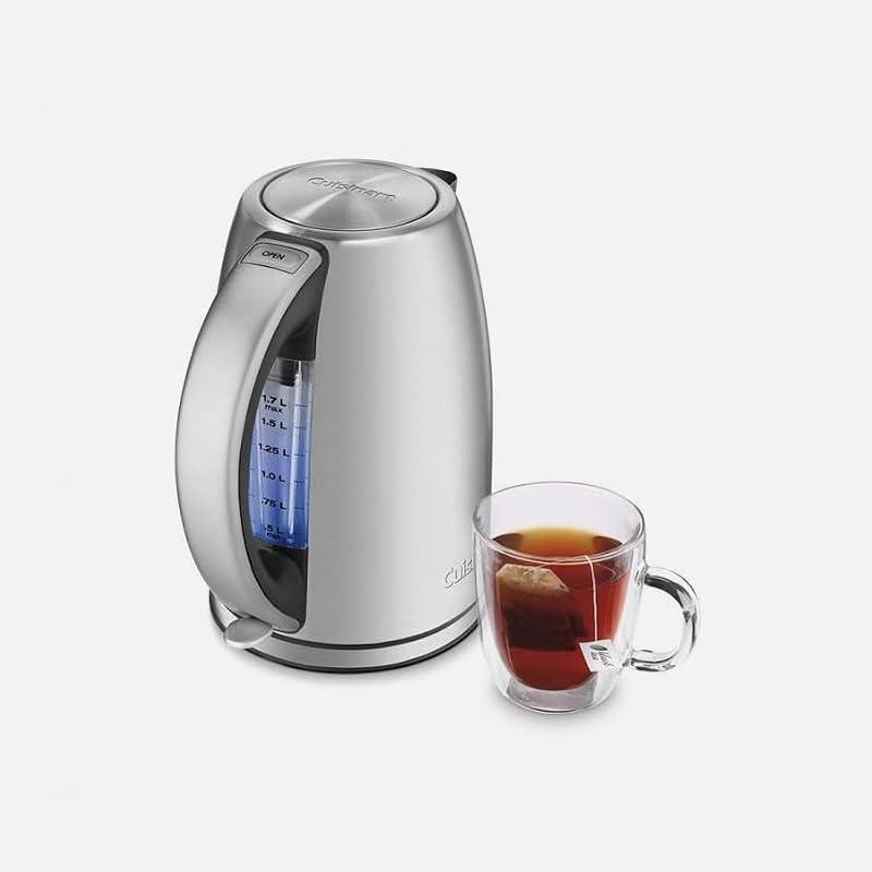 Cuisinart 1.7L Electric Cordless Kettle - Stainless Steel, Fast Boil, Auto Shutoff