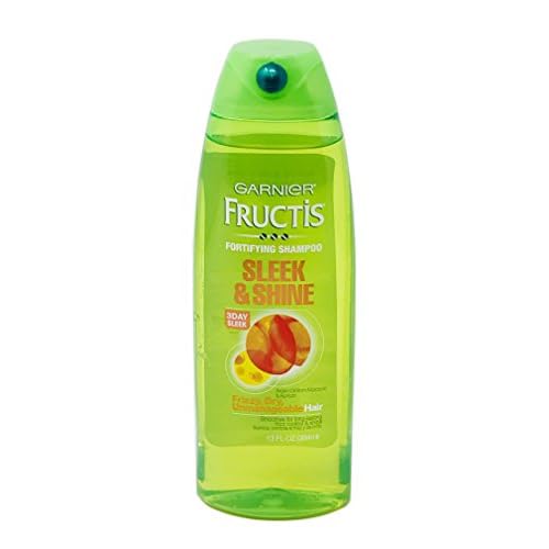 Garnier Fructis Shampoo Sleek & Shine 13 Ounce Frizzy/Dry (384ml) (2 Pack)