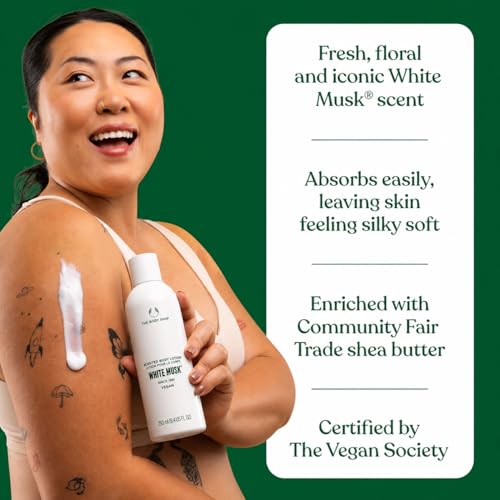 The Body Shop Musk Body Lotion - Cruelty-Free, Softens Dry Skin, 250ml