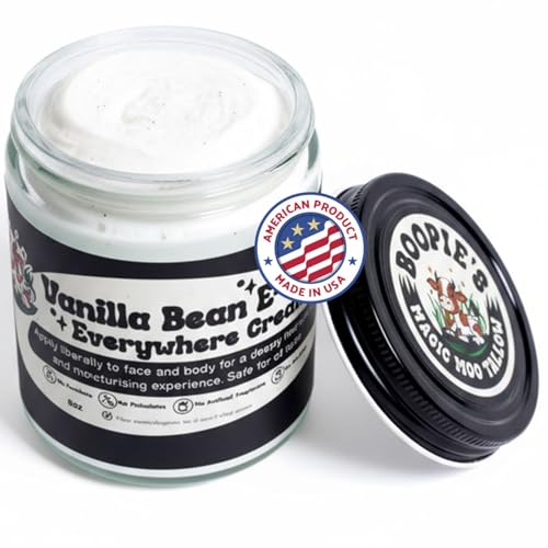 8oz Beef Tallow Body Moisturizer with Organic Emu Oil & Vanilla Bean - Versatile Skin Care