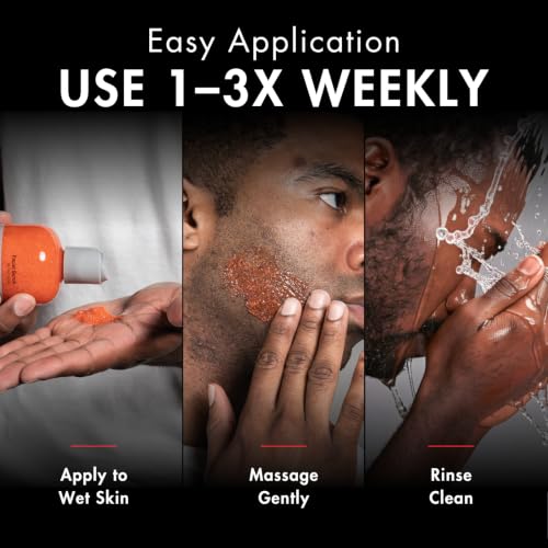 Anthony Men's Face Scrub with Vitamin C - Exfoliating Facial Cleanser 8 Fl Oz