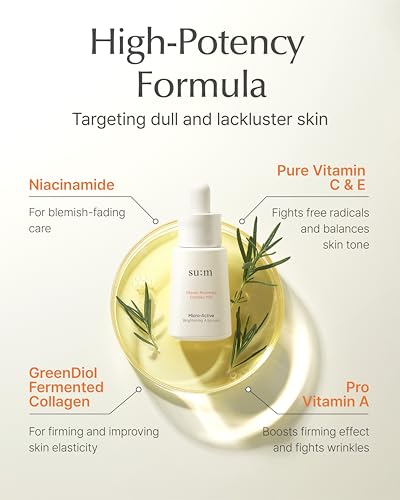 SU:M Micro-Active Toning Ampoule - High Potency Serum for All Skin Types