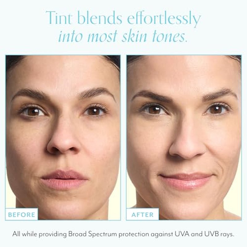 Bliss Tinted Mineral Sunscreen SPF 30 & Vitamin C Moisturizer Bundle - Block Star Lightweight Face Sunscreen + Bright Idea Glow-Boosting Moisturizer with Vitamin C & Tri-Peptides