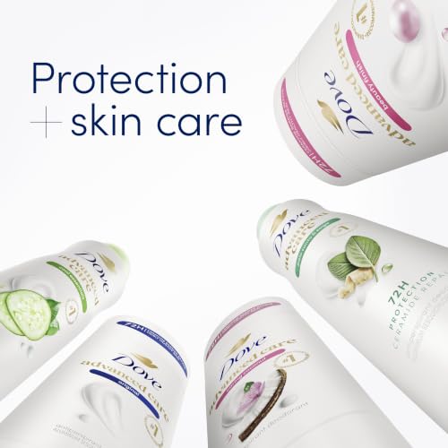 Dove Advanced Care Rose Petals Antiperspirant Deodorant Stick Pack of 4 - 2.6 oz