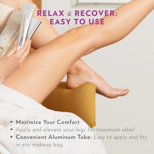Vegan Leg Cooling Cream for Tired Heavy Legs - Rejuvenating Moisturizer