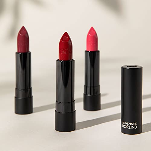 Vegan Lipstick with Hyaluronic Acid - Rosewood Shade, Moisturizing & Shine