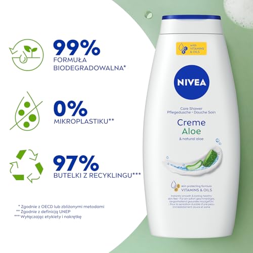 NIVEA Fresh Aloe Gel Shower Cream 750 ml