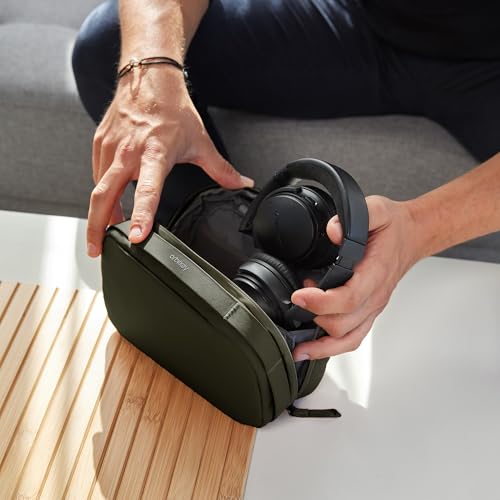 Olive 2-in-1 Tech Organizer Pouch with Removable Carry Case