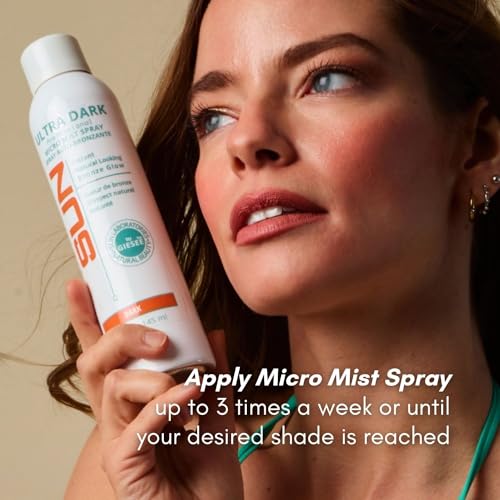 Ultra Dark Self Tanning Spray for Face & Body - Instant Sunless Tan Solution