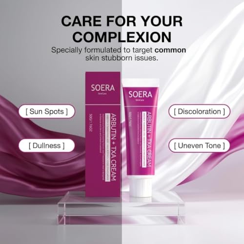Korean Brightening Face Cream with Arbutin & Tranexamic Acid for Uneven Skin Tone