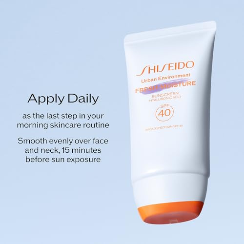 SPF 40 Sunscreen with Hydration & Pollution Protection - Water-Resistant 50mL