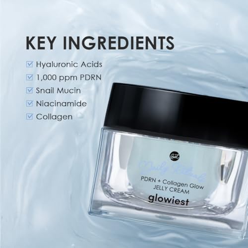 Glowiest PDRN Collagen Jelly Cream with Salmon DNA - Hydrating Moisturizer