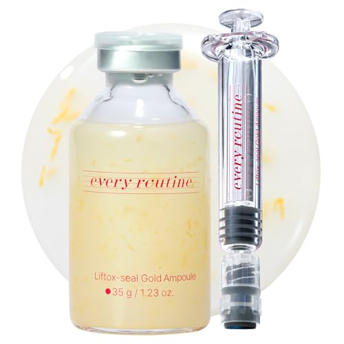 Liftox-Seal Gold Ampoule ? Firming & Radiance-Boosting Serum with Volufiline and Gold Complex, Moisture-Sealing Elasticity Booster for Plump, Glowing Skin (35 g / 1.23 oz)