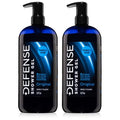 Defense Soap Tea Tree Body Wash 32oz All Natural Organic Shower Gel 2 Pack