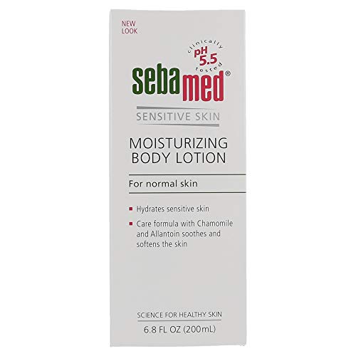Sebamed Moisturizing Lotion pH 5.5 for Sensitive Skin Dermatologist Recommended Moisturizer 6.8 Fluid Ounces (200 Milliliters)