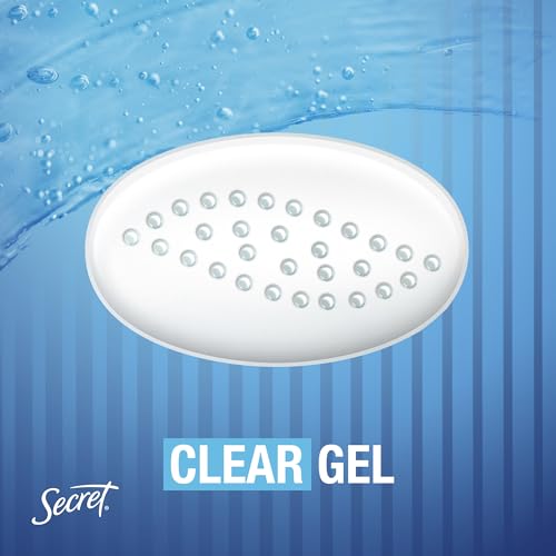 Secret Outlast 72H Clear Gel Antiperspirant Deodorant for Women - 2.6 oz Each, Pack of 4