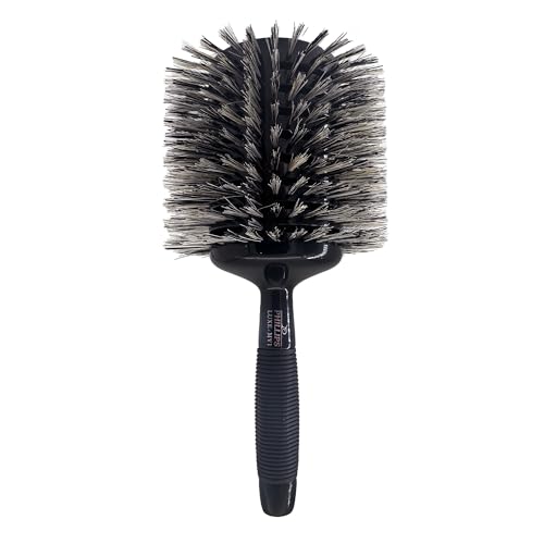 Long Hair Hair Brush with 5 Inch Barrel - Luxe Black & Rose Gold Variation