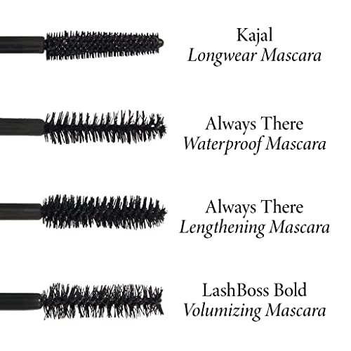 LAURA GELLER NEW YORK Bold Beauty Kajal Duo: Kajal Longwear Kohl Eyeliner Pencil, Smoky Quartz + Kajal Longwear Black Mascara