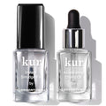 LONDONTOWN S.O.S. Salon Staples Set - Instant Smudge Fix, Accelerating Drying Oil, Smoothes and Fixes Manicures Ultra Fast Drying Set .40fl oz Each